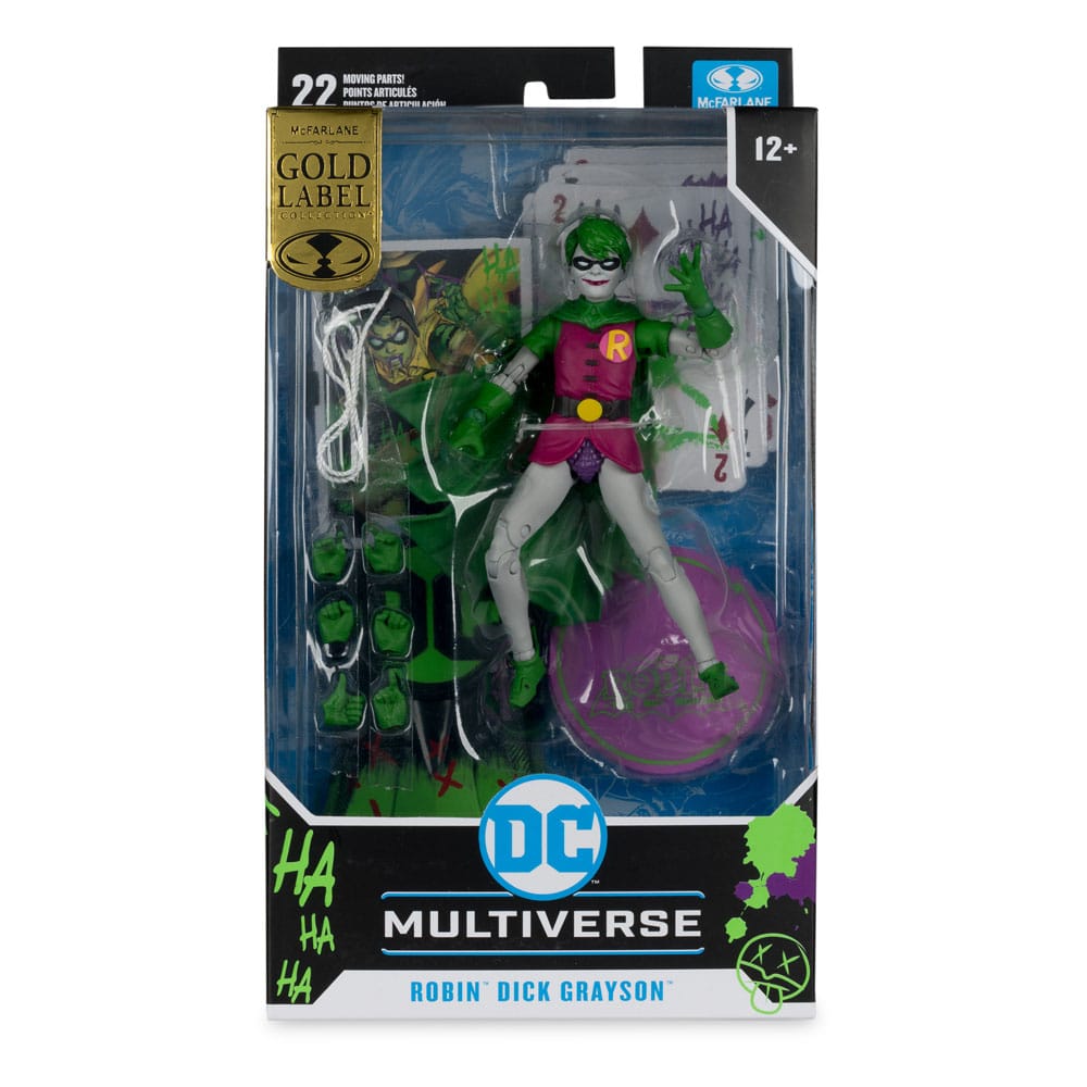 DC Rebirth DC Multiverse Action Figure Robin (Dick Grayson) (Jokerized) (Gold Label) 18 cm 0787926175929