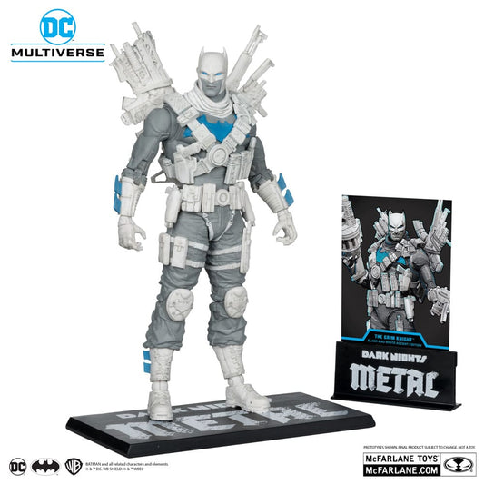 DC Multiverse Action Figure The Grim Knight (Dark Nights Metal) (Black & White Accent Edition) (Gold Label) 18 cm 0787926176575