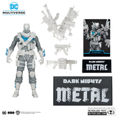 DC Multiverse Action Figure The Grim Knight (Dark Nights Metal) (Black & White Accent Edition) (Gold Label) 18 cm 0787926176575