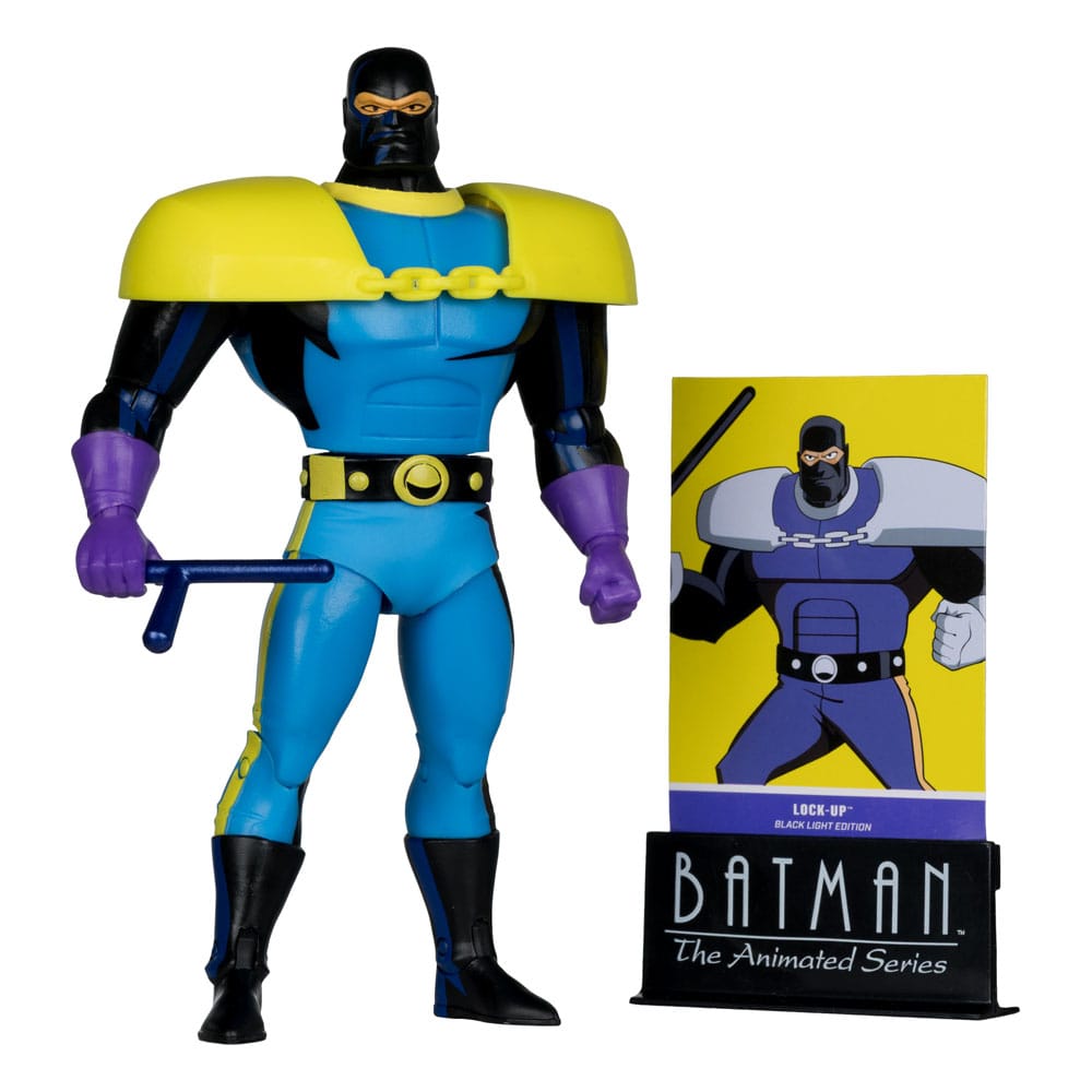 Batman: The Animated Series DC Direct Build-A Action Figures Wave 5 Lock-Up Black Light Edition (Gold Label) 15 cm 0787926176612