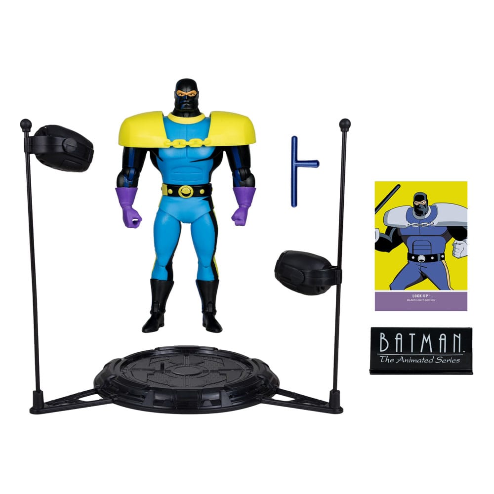 Batman: The Animated Series DC Direct Build-A Action Figures Wave 5 Lock-Up Black Light Edition (Gold Label) 15 cm 0787926176612