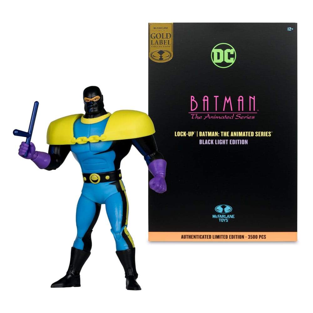 Batman: The Animated Series DC Direct Build-A Action Figures Wave 5 Lock-Up Black Light Edition (Gold Label) 15 cm 0787926176612