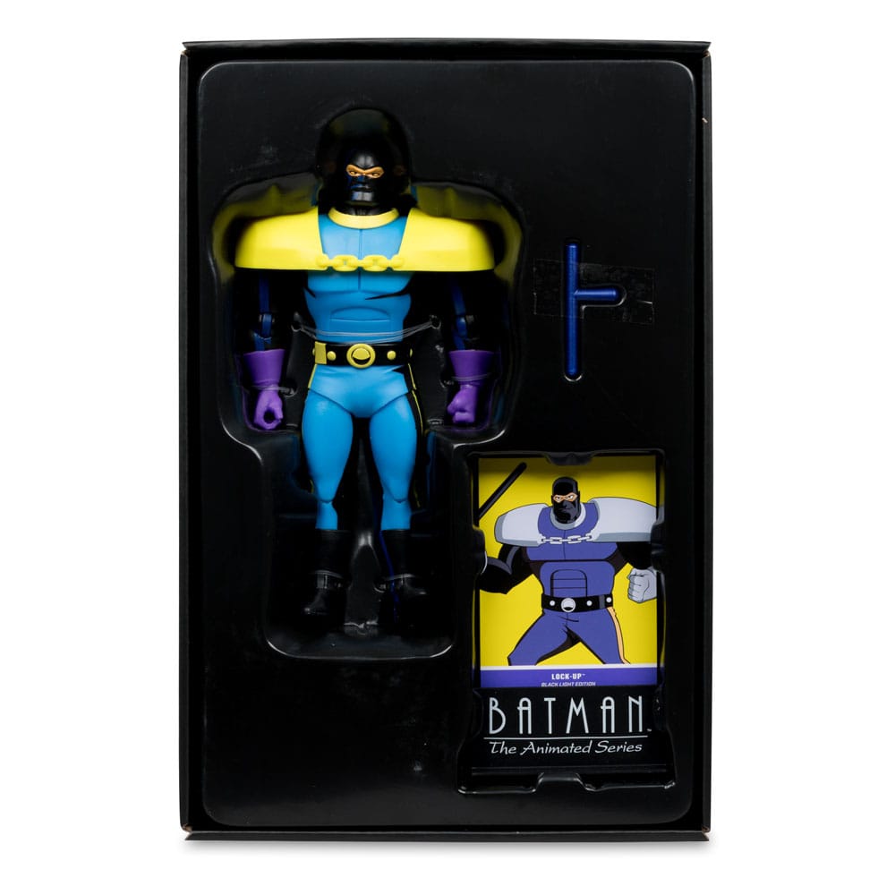 Batman: The Animated Series DC Direct Build-A Action Figures Wave 5 Lock-Up Black Light Edition (Gold Label) 15 cm 0787926176612