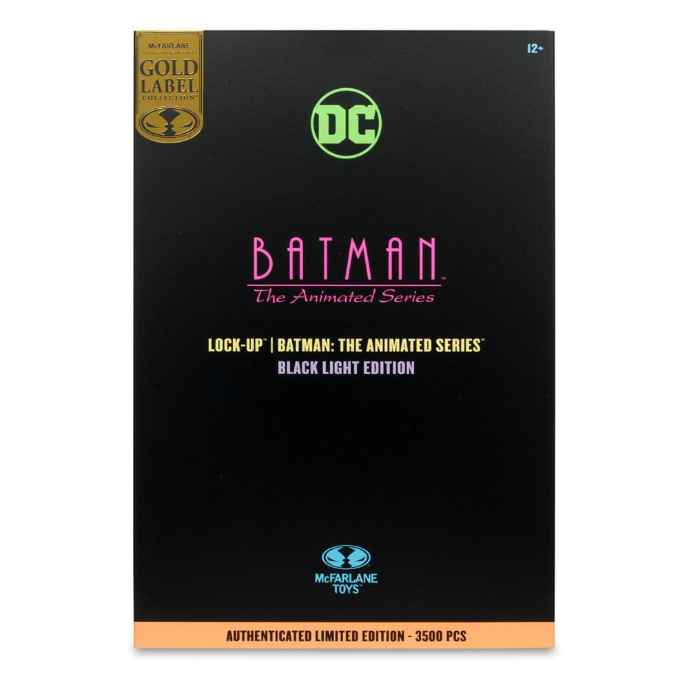 Batman: The Animated Series DC Direct Build-A Action Figures Wave 5 Lock-Up Black Light Edition (Gold Label) 15 cm 0787926176612