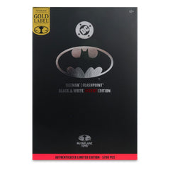 DC Multiverse Action Figure Batman (Flashpoint) (Black & White Accent Edition) (Gold Label) 18 cm 0787926176629