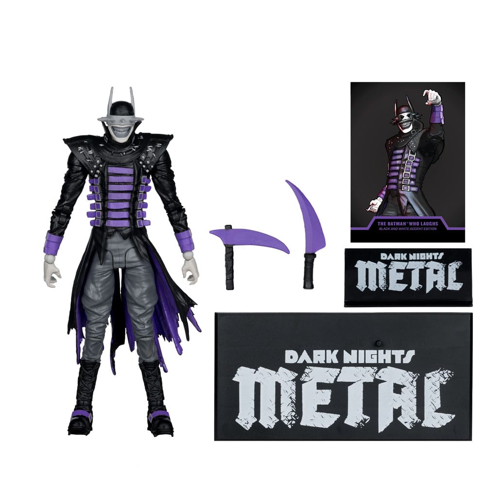 DC Multiverse Action Figure The Batman Who Laughs (B&W with accent) (Gold Label) 18 cm 0787926176643