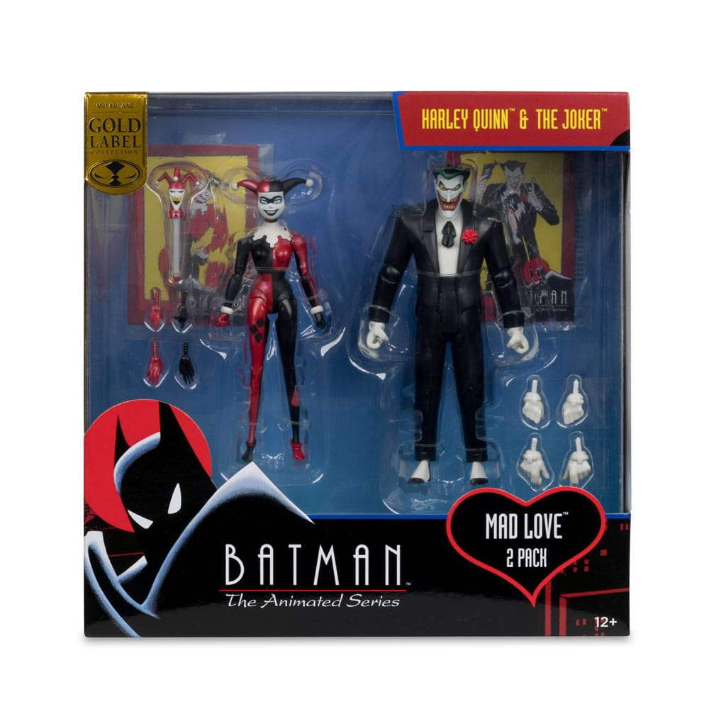 Batman: The Animated Series DC Direct Action Figures Harley Quinn & The Joker (Mad Love) (Gold Label) 18 cm 0787926177268