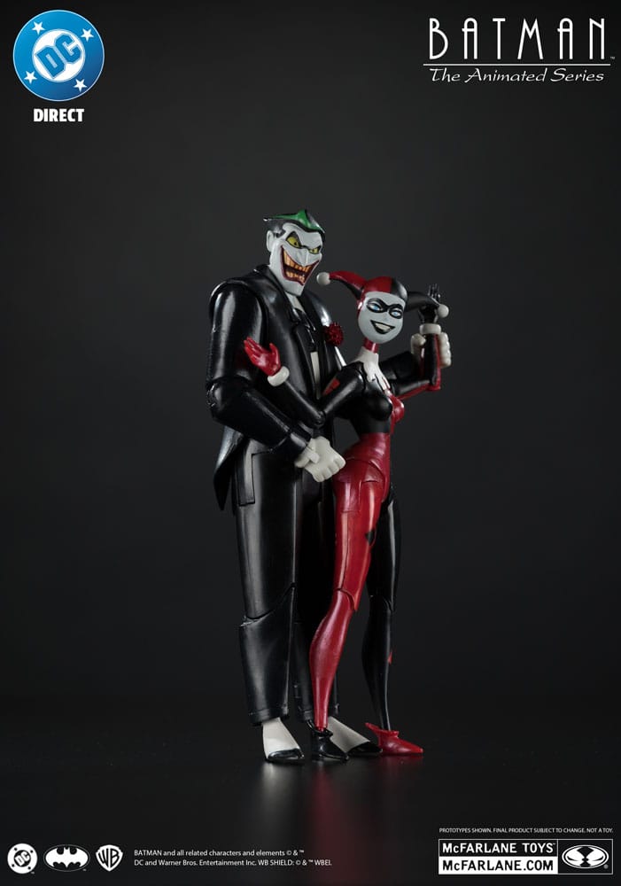 Batman: The Animated Series DC Direct Action Figures Harley Quinn & The Joker (Mad Love) (Gold Label) 18 cm 0787926177268