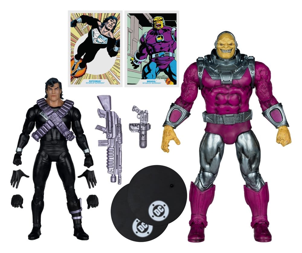 DC Multiverse Megafig Action Figure 2-Pack Mongul vs Superman (Return of Superman) 25 cm 0787926177534