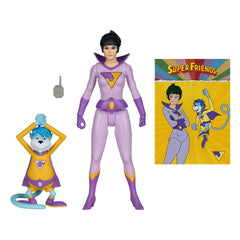DC Retro Super Friends Action Figure Jayna & Gleek (Red Platinum Edition) 15 cm 0787926178265