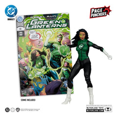 DC Direct Page Punchers Action Figure Jessica Cruz (Green Lanterns # 48) (Red Platinum Edition) 18 cm 0787926178746