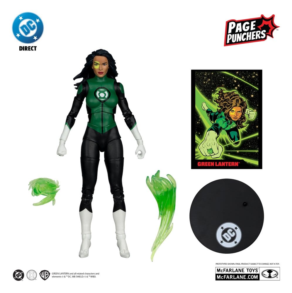 DC Direct Page Punchers Action Figure Jessica Cruz (Green Lanterns # 48) (Red Platinum Edition) 18 cm 0787926178746