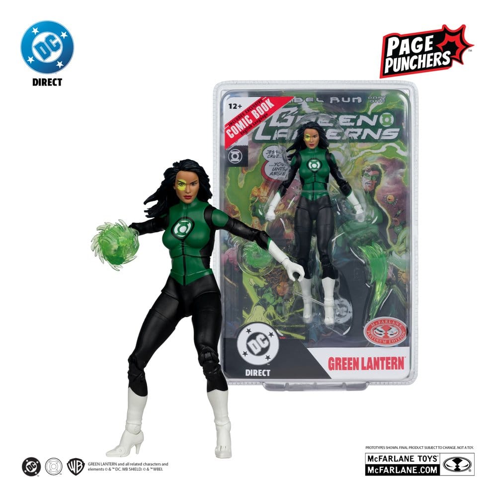 DC Direct Page Punchers Action Figure Jessica Cruz (Green Lanterns # 48) (Red Platinum Edition) 18 cm 0787926178746