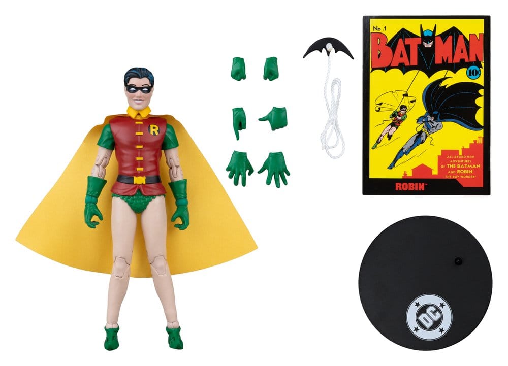 DC Direct Page Punchers Action Figure Robin Dick Grayson (Batman #1) (Red Platinum Edition) 14 cm 0787926178944