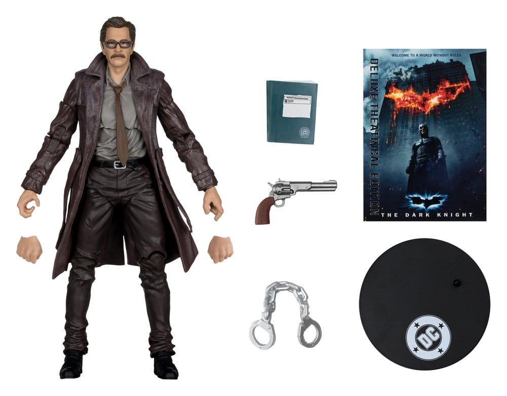 DC Multiverse Action Figure Commissioner James Gordon (The Dark Knight Trilogy) Deluxe Theatrical Edition 18 cm 0787926178975