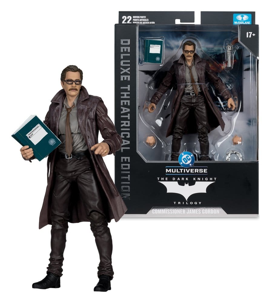 DC Multiverse Action Figure Commissioner James Gordon (The Dark Knight Trilogy) Deluxe Theatrical Edition 18 cm 0787926178975