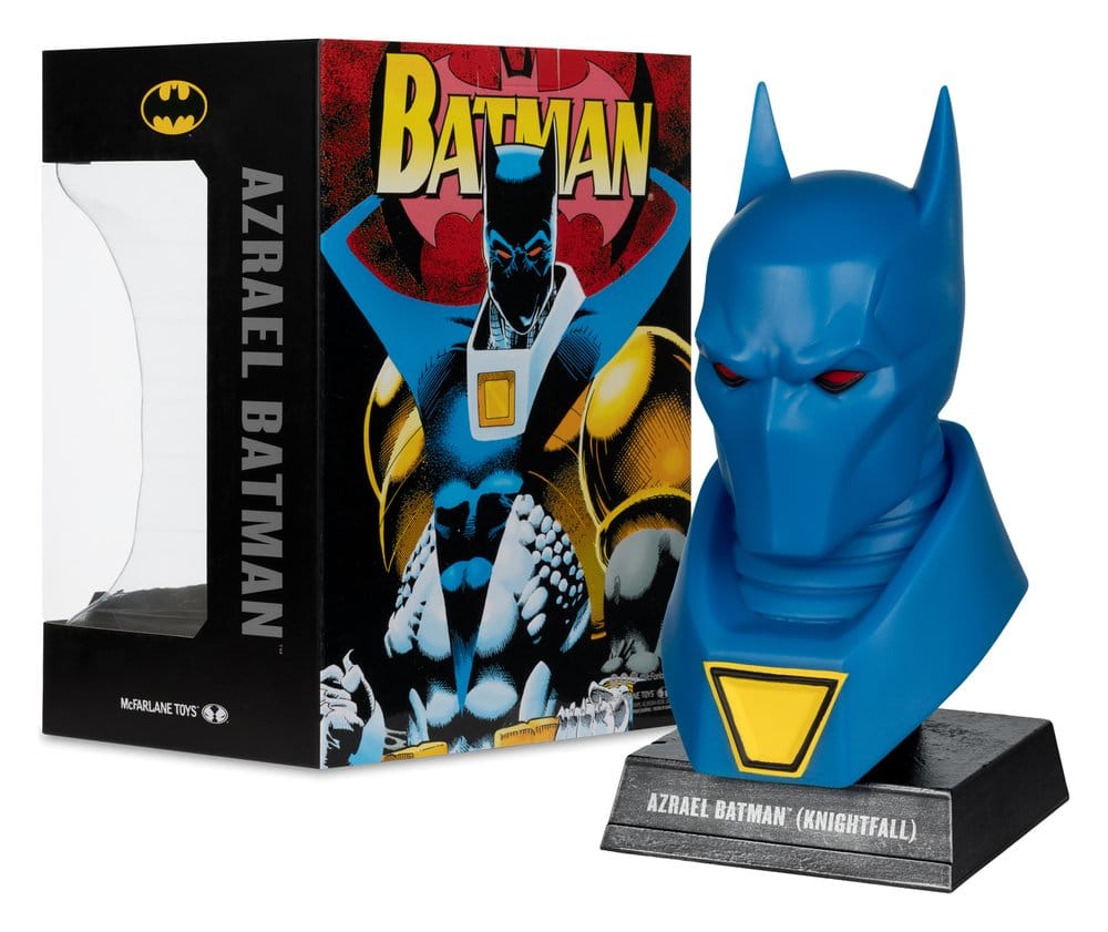 Batman DC Direct Mini-Replik 1/3 Azrael Batman Maske (Batman: Knightfall)(Gold Label Collection) 18 cmBatman DC Direct Mini-Replica 1/3 Azrael Batman Mask (Batman: Knightfall) (Gold Label Collection) 18 cmBatman DC Direct Mini-réplique 1/3 Azrael Batman M 0787926179484
