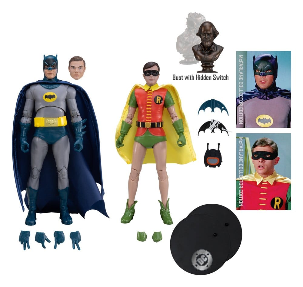 Batman Classic TV Series DC Multiverse McFarlane Collector Edition Action Figure 2-Pack Batman and Robin 18 cm 0787926179644