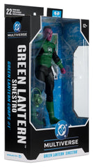 DC Multiverse Action Figure Green Lantern Sinestro (Green Lantern Corps 1) 18 cm 0787926179972
