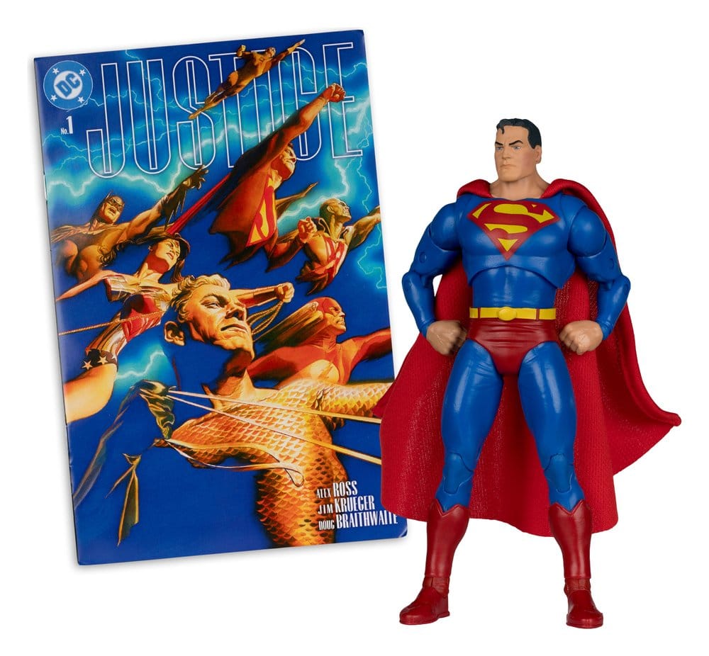 DC Direct Page Punchers Action Figure Superman (Justice #1) (Red Platinum Edition) 19 cm 0787926180749