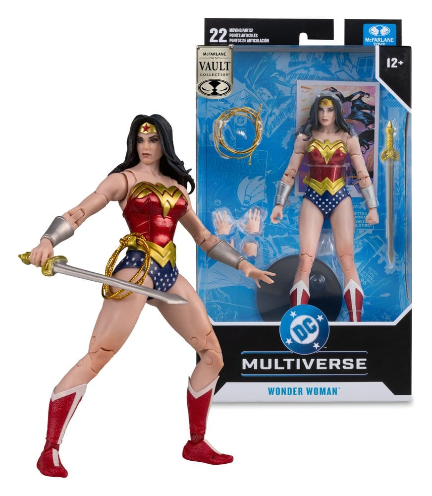 DC Multiverse McFarlane Vault Collection Action Figure Wonder Woman (Classic) 18 cm 0787926181678