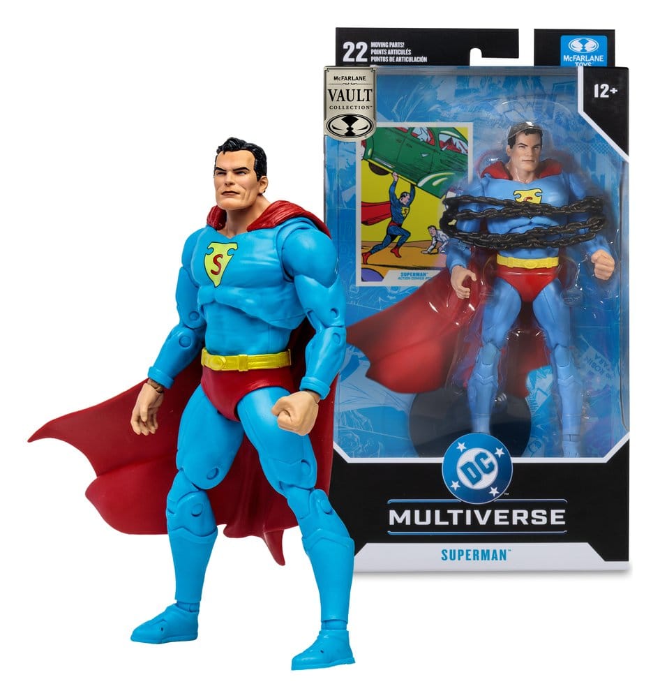 DC Multiverse McFarlane Vault Collection Action Figure Superman (Action Comics) 18 cm 0787926182033