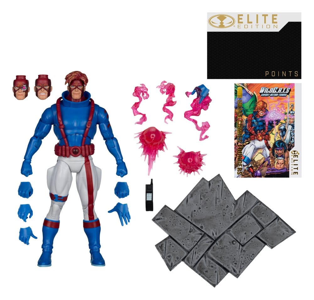 WildC.A.T.S Elite Edition Image Comic Founders Series Deluxe Action Figure Spartan 19 cm 0787926189582
