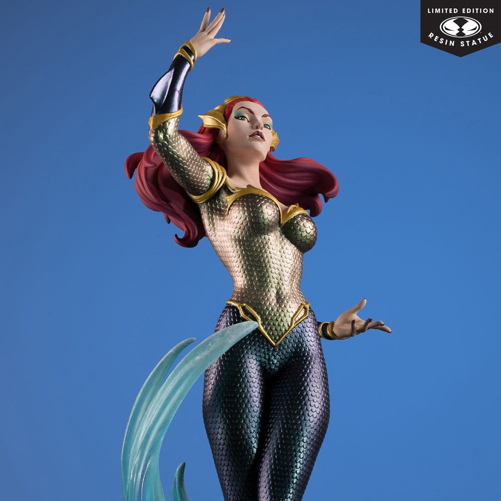 DC Direct Cover Girls Statue 1/8 Mera by J. Scott Campbell 26 cm 0787926302370