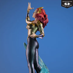 DC Direct Cover Girls Statue 1/8 Mera by J. Scott Campbell 26 cm 0787926302370