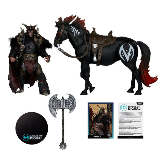 Spawn Action Figure 2-Pack Bloodaxe with Horse (Spawn: The Dark Ages) 18 cm 0787926902211