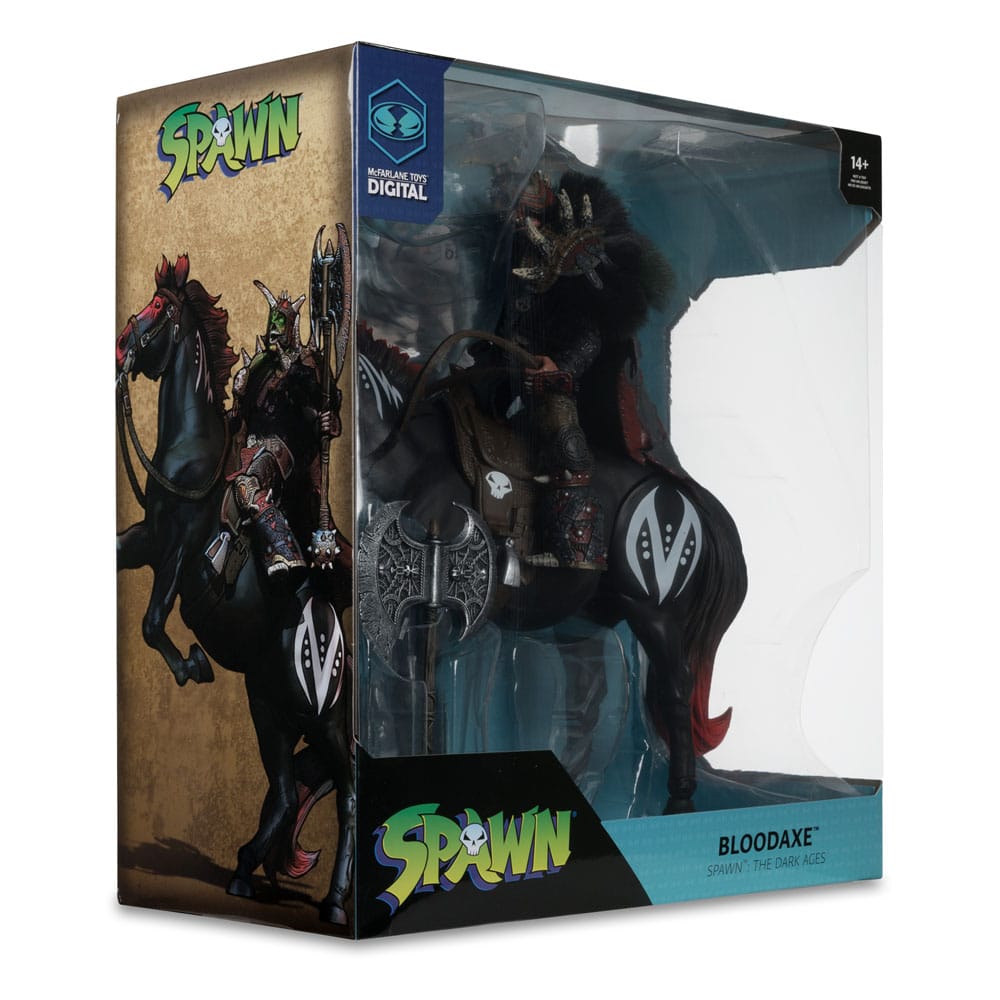 Spawn Action Figure 2-Pack Bloodaxe with Horse (Spawn: The Dark Ages) 18 cm 0787926902211