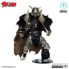 Spawn Action Figure Bloodaxe with Horse (Spawn: The Dark Ages) (McFarlane Toys 30th Anniversary) (Gold Label) 18 cm 0787926902389