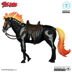 Spawn Action Figure Bloodaxe with Horse (Spawn: The Dark Ages) (McFarlane Toys 30th Anniversary) (Gold Label) 18 cm 0787926902389