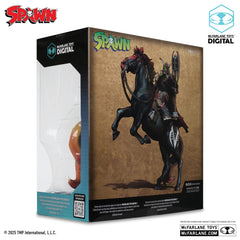 Spawn Action Figure Bloodaxe with Horse (Spawn: The Dark Ages) (McFarlane Toys 30th Anniversary) (Gold Label) 18 cm 0787926902389