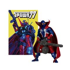 Spawn Page Punchers Action Figure Spawn 1977 Red and Blue (Chase) Red Platinum Edition 18 cm  0787926904215