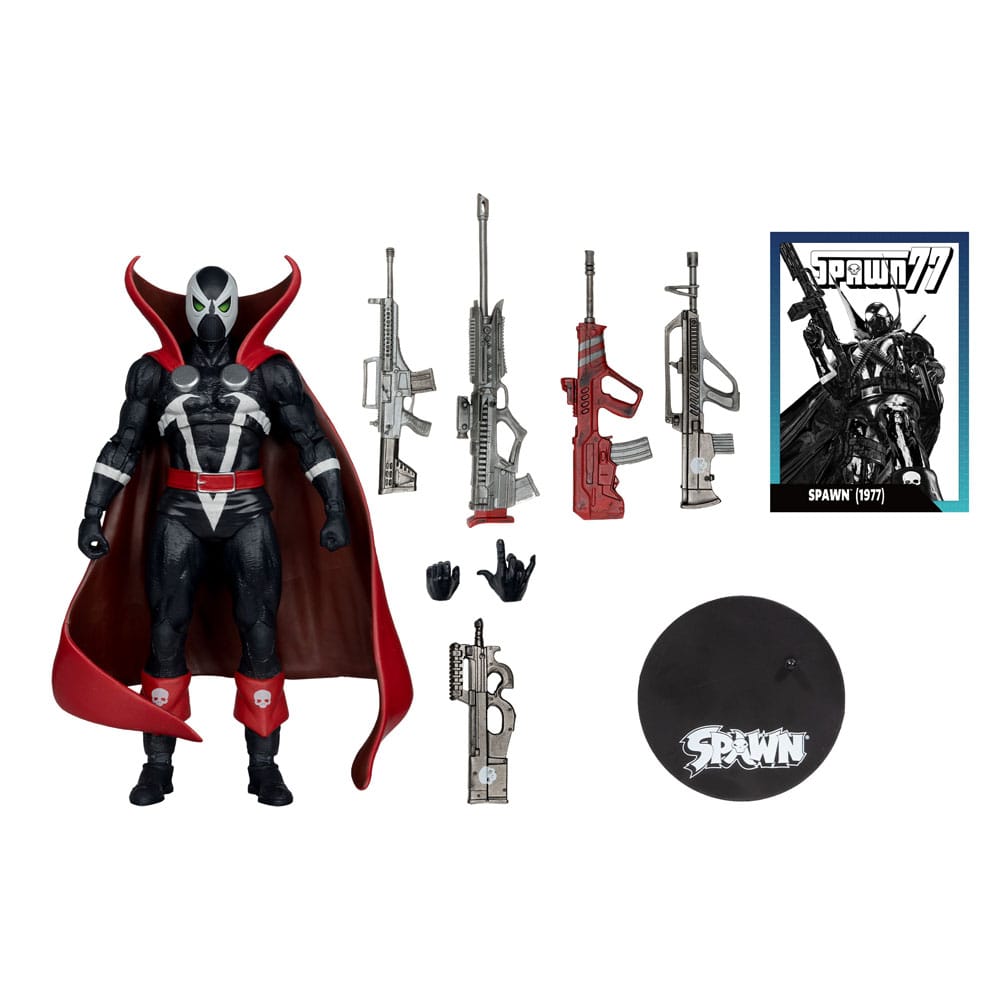 Spawn Page Punchers Action Figure Spawn 1977 Red and Black (Chase) Red Platinum Edition 18 cm  0787926904222