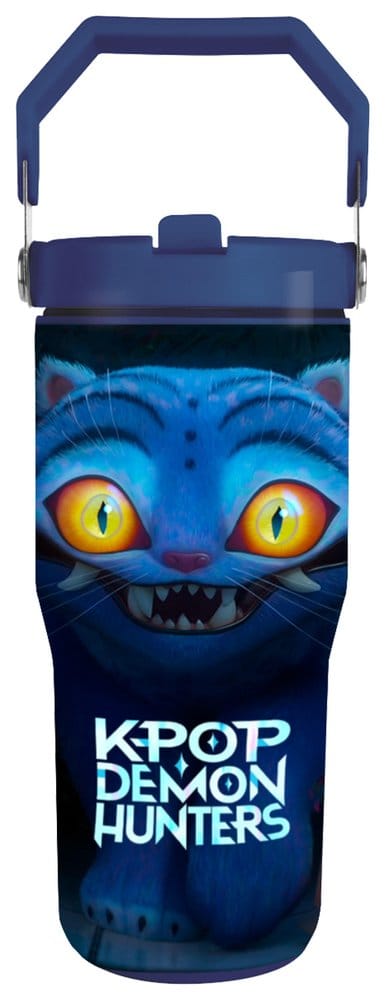 KPop Demon Hunters Stainless Steel tumbler Derpy Tiger 600 ml    5063457080945