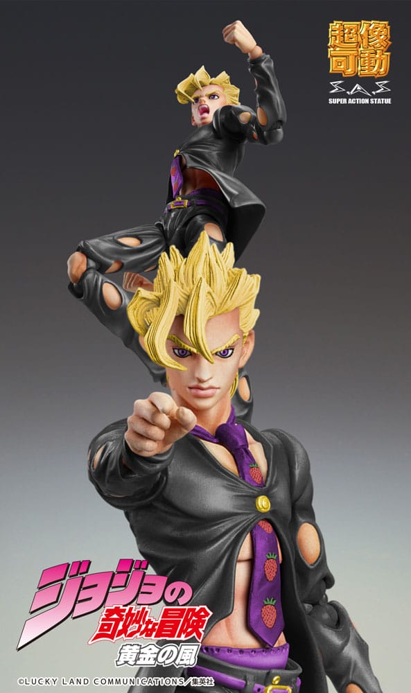 JoJo's Bizarre Adventure Part 5: Golden Wind Action Figure Chozokado (Pannacotta Fugo Ver. Black) 15 cm 4570188445864