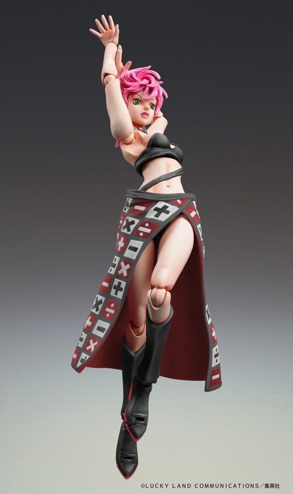JoJo's Bizarre Adventure Part 5 Super Action Action Figure Chozokado Trish Una Black Ver. 15 cm 4570188463998