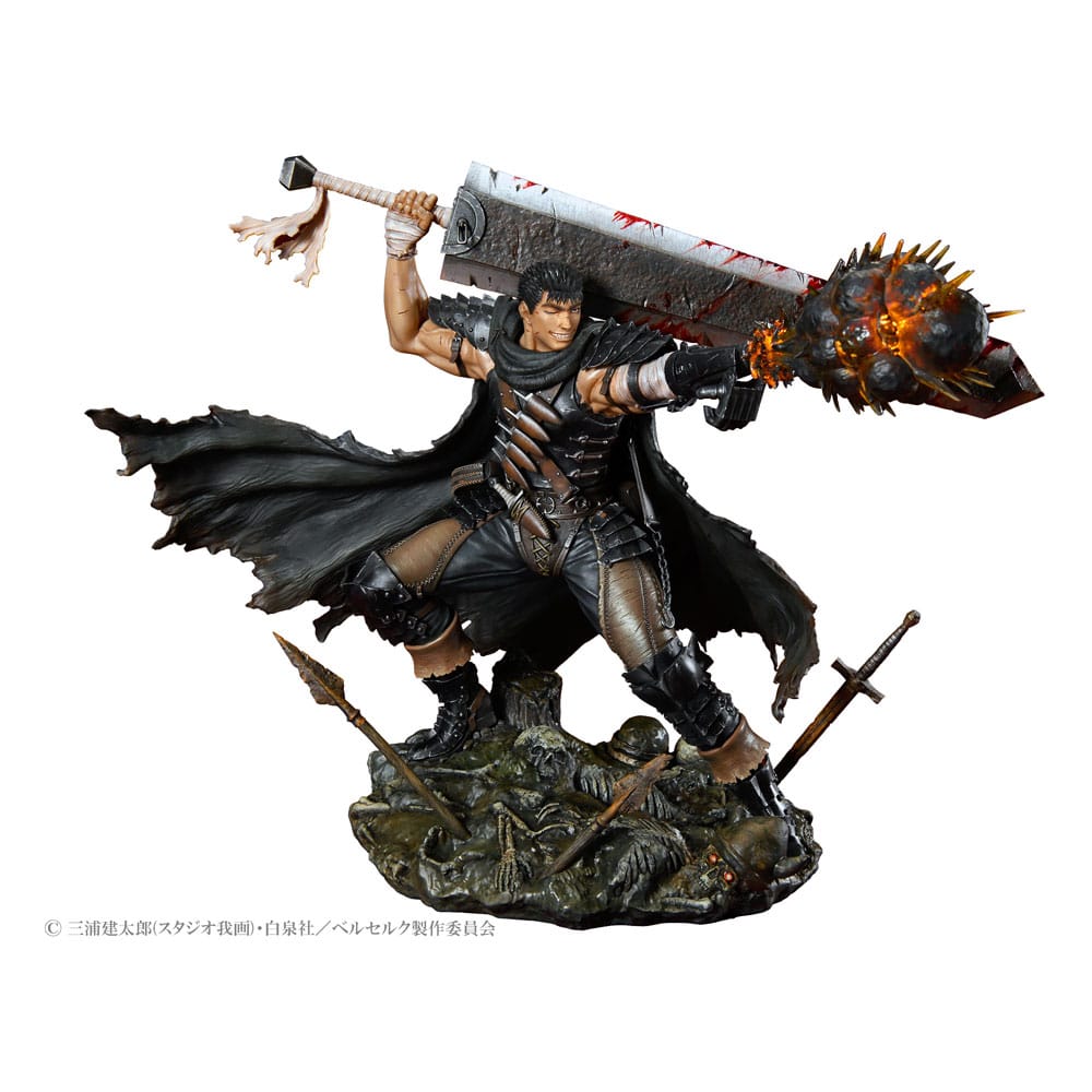 Berserk PVC Statue 1/7 Guts Black Swordsman Ver. 26 cm 4582777524454