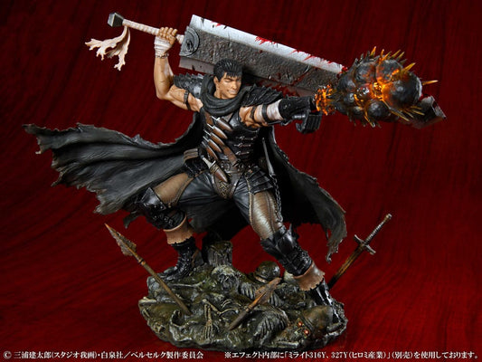 Berserk PVC Statue 1/7 Guts Black Swordsman Ver. 26 cm 4582777524454