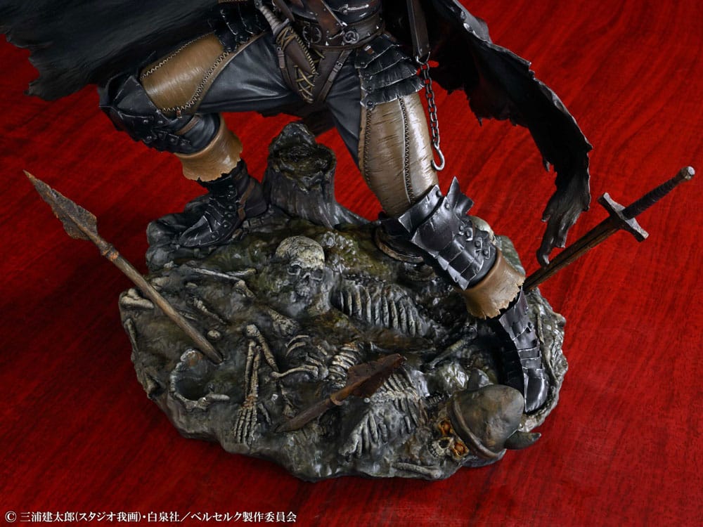 Berserk PVC Statue 1/7 Guts Black Swordsman Ver. 26 cm 4582777524454