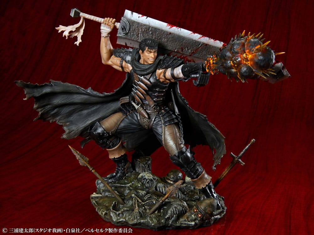 Berserk PVC Statue 1/7 Guts Black Swordsman Ver. 26 cm 4582777524454