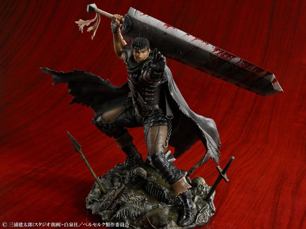 Berserk PVC Statue 1/7 Guts Black Swordsman Ver. 26 cm 4582777524454