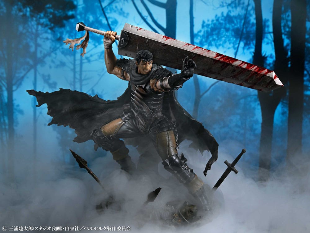 Berserk PVC Statue 1/7 Guts Black Swordsman V 4582777524454