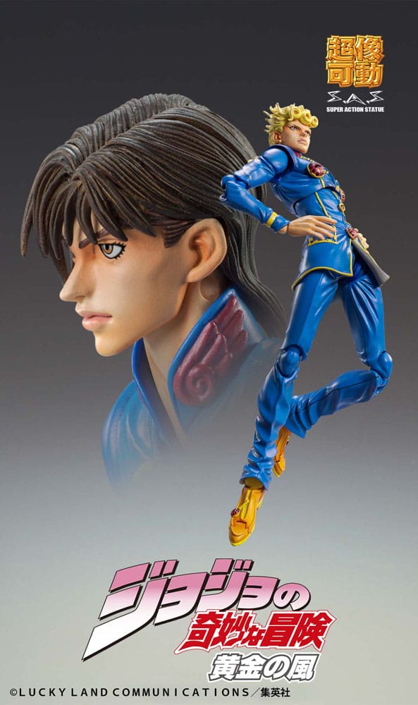 JoJo's Bizarre Adventure Part 5: Golden Wind Action Figure Chozokado Giorno Giovanna Second 15 cm 4573699535550