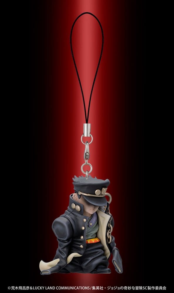 JoJo's Bizarre Adventure: Stardust Crusaders Mini figures Set Chozo Mascot Strap Collection Blind Box (6)  4573699557286