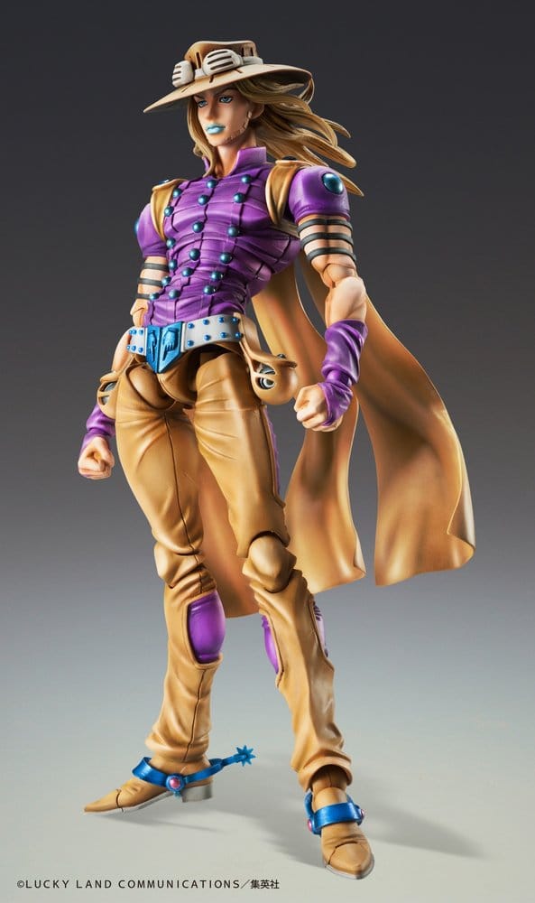 JoJo's Bizarre Adventure Part 7: Steel Ball Run Super Action Action Figure Chozokado Gyro Zeppeli Ver.1.5 16 cm  4573699559594
