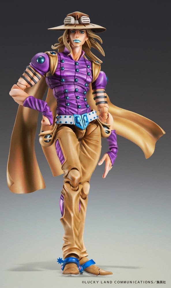 JoJo's Bizarre Adventure Part 7: Steel Ball Run Super Action Action Figure Chozokado Gyro Zeppeli Ver.1.5 16 cm  4573699559594