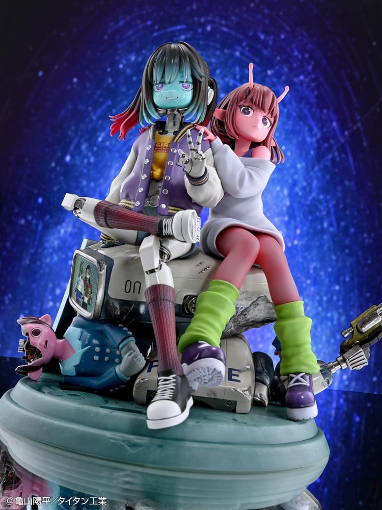 Milky Subway The Galactic Limited Express PVC Figures 2-Pack Chiharu & Makina 18 cm 4570245830985
